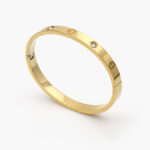 Brazalete Acero Inoxidable Tornillo Zirconia G 0712