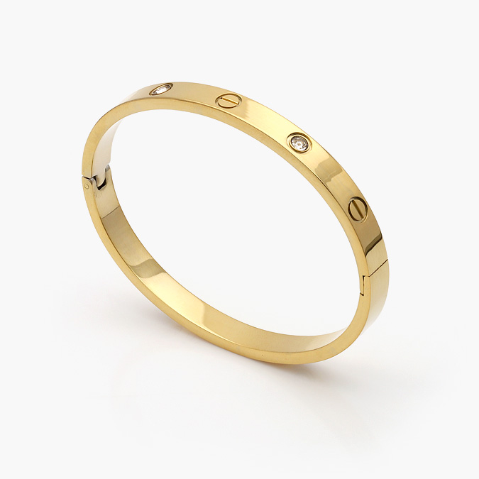 AP-0257-O Brazalete Acero Inoxidable Tornillo Zirconia G 0712 - Imagen 1
