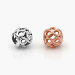 Charm Plata .925 Rodio & ALE MET Infinitos 0026 - ALE MET