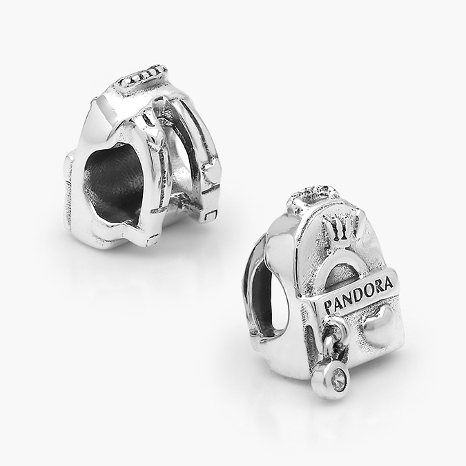 PCH0106P Charm Plata .925 Rodizado Mochila Corazón Pandora 0106 - Imagen 1