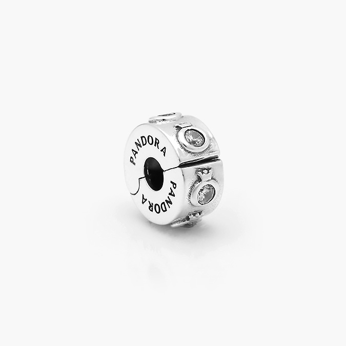 PCH0165P Clip Plata .925 Rodizado Zirconias 0165 - Imagen 1