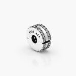 Clip Plata .925 Rodizado Zirconia 0166