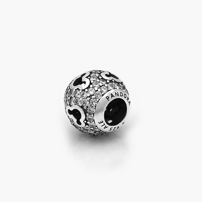 PCH0276P Charm Plata .925 Rodizado Mickey Zirconias 0276 - Imagen 1