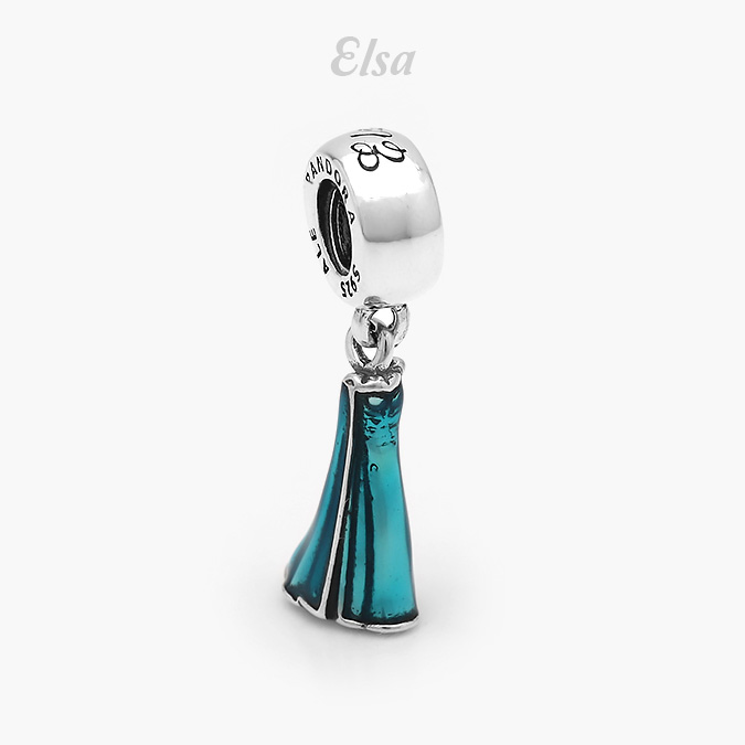 PCH0339P Colgante Plata .925 Rodizado Elsa Frozen 0339 - Imagen 1