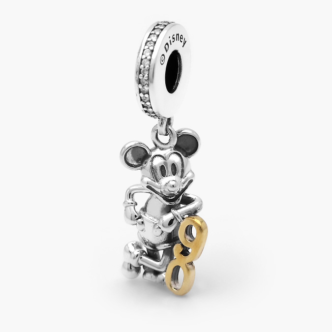 PCH0347P Colgante Plata .925 Rodizado Mickey 90 0347 - Imagen 1