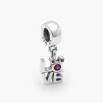 Colgante Plata .925 Rodizado Disney LOVE 0352