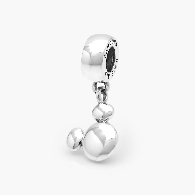 PCH0357P Colgante Plata .925 Rodizado Mickey Mouse 0357 - Imagen 1