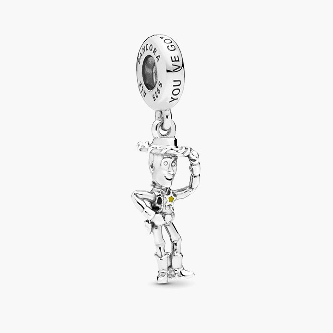 woody Colgante Plata .925 Rodizado Woody 0228 - Imagen 1