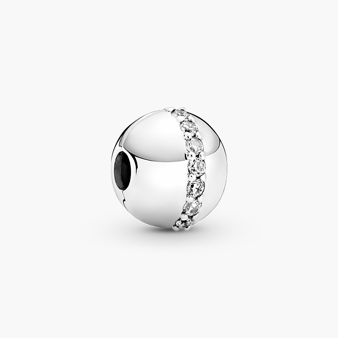 PCH0404P Clip Plata .925 Rodio Zirconias 404 - Imagen 1