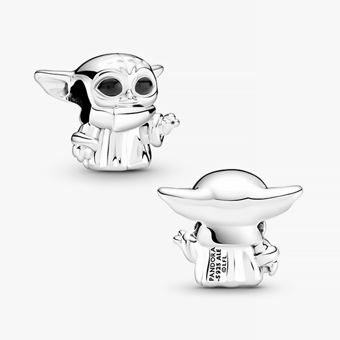 PCH0482P Charm Plata .925 Rodio Yoda 482 - Imagen 1
