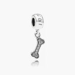 Colgante Plata .925 Rodio Hueso Zirconias 578