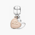 Colgante Plata .925 Rodio Corazones 595