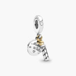 Colgante Plata .925 Rodio Vela Navidad 616