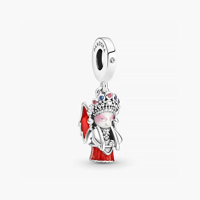 PCH0619P Colgante Plata .925 Rodio Geisha 619 - Imagen 1