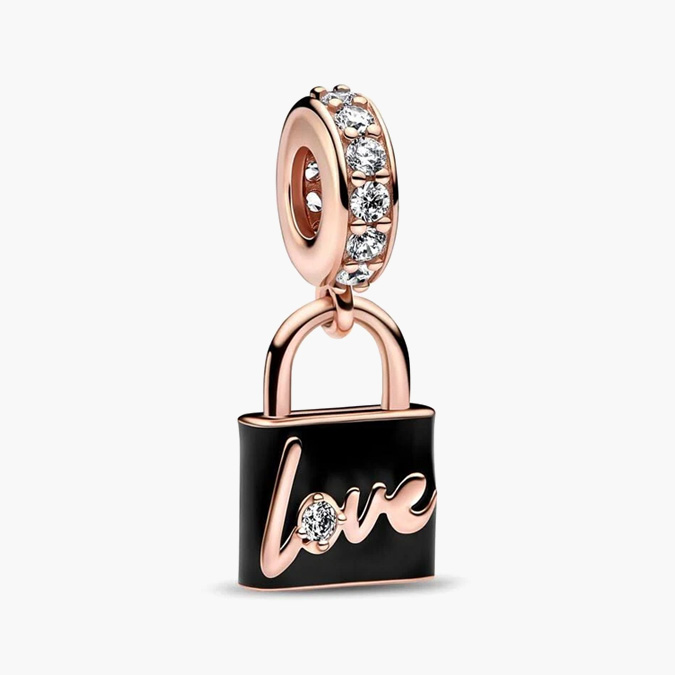 PCH0664R Colgante Ale Met Candado Love 664 - Imagen 1