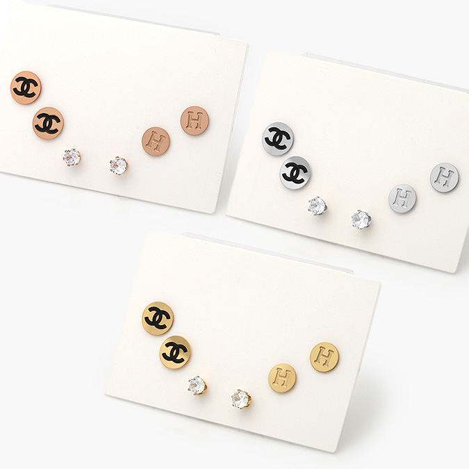VA0103 Set Aretes Acero Inoxidable 0103 - Imagen 1