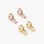 Aretes Acero Inoxidable 1713 - Oro