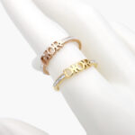 Anillo Acero Inoxidable 0008 - Oro - 7