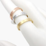 Anillo Acero Inoxidable 2052 - Oro - 7