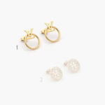 Aretes Acero Inoxidable Grupo 17 - Modelo 1