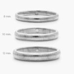 Brazalete Elástico Chapa de Rodio Liso 0474