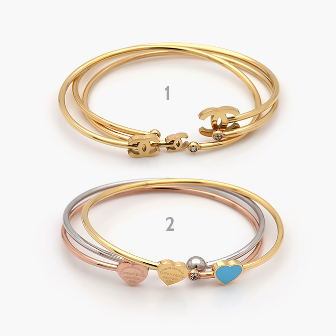 VP-44 Brazalete Triple Acero Inoxidable Grupo 44 - Imagen 1