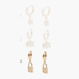 Hoops Chapa de Oro Zirconias 0736
