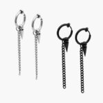 Arracadas Acero Inoxidable 0125 - Plata
