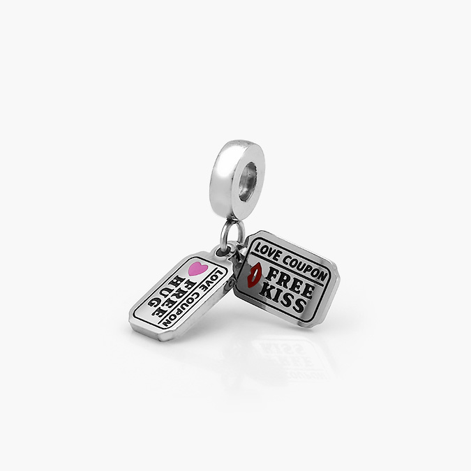 ACH-0141-P Dije Acero Inoxidable Love Coupon 0141 - Imagen 1