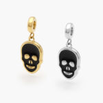 Dije Acero Inoxidable Cráneo Esmalte 0426