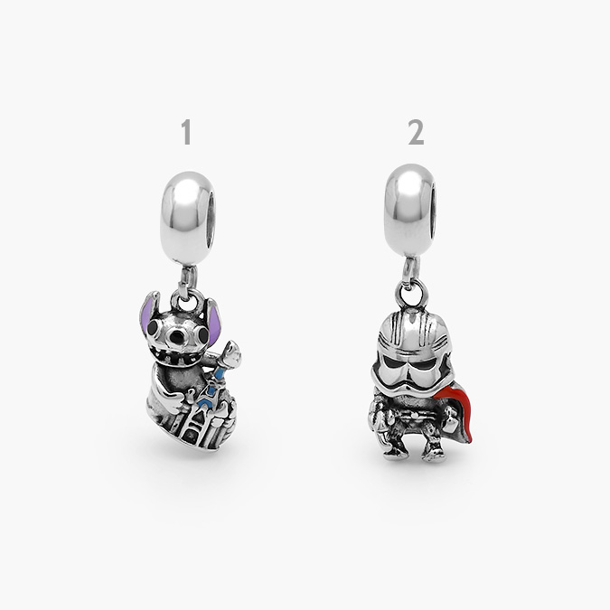 ACH0457 Dije Acero Inoxidable Lilo & Mandalorian 0457 - Imagen 1