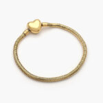 Pulso para Dijes Acero Inoxidable Corazón 0121