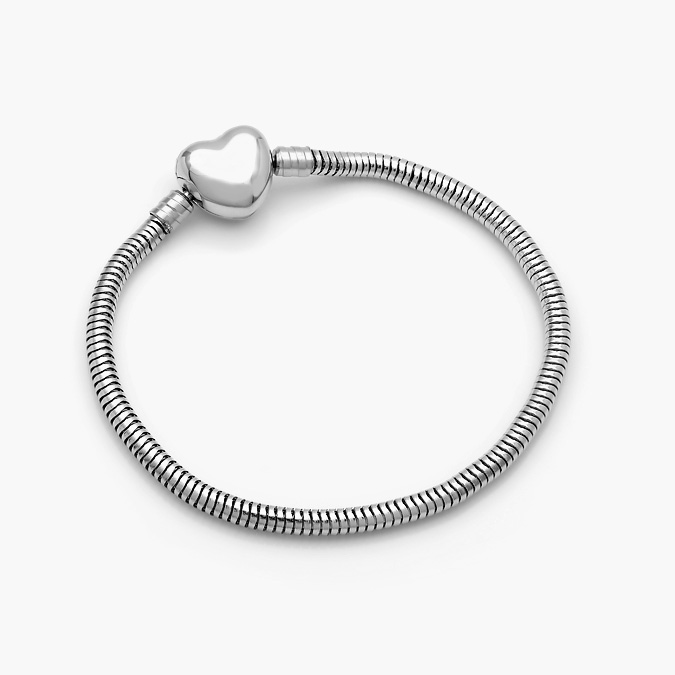 APA-0121-P Pulso para Dijes Acero Inoxidable Corazón 0121 - Imagen 1