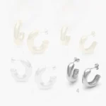 Aretes Acero Inoxidable Chunky 0049 - Modelo 1