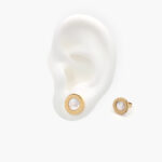 Broqueles Acero Inoxidable Madre Perla 0014 - 10mm.