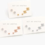 Aretes Acero Inoxidable 8268 - Plata