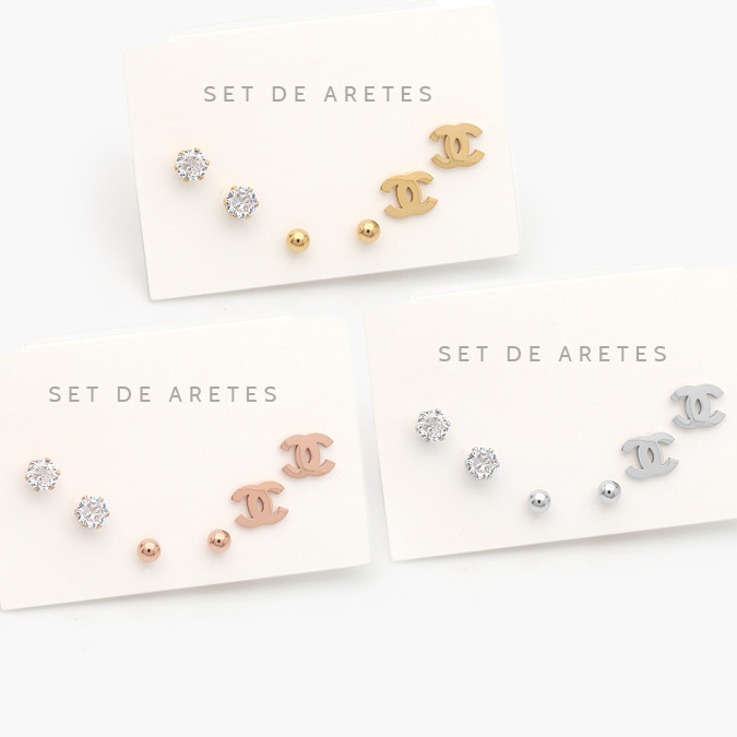 VA8268 Aretes Acero Inoxidable 8268 - Imagen 1