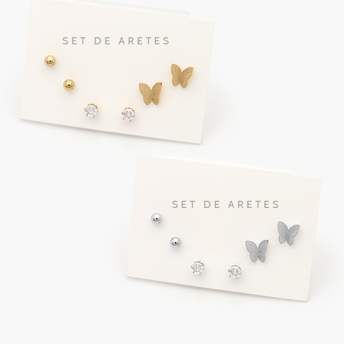 VA8351 Aretes Acero Inoxidable 8351 - Imagen 1