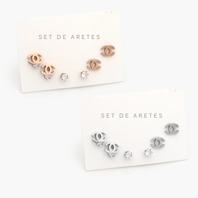 VA8486 Aretes Acero Inoxidable 8486 - Imagen 1