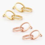 Aretes Acero Inoxidable 967 - Oro