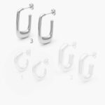 Aretes Acero Inoxidable Chunky 0062