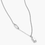 Collar Acero Inoxidable Barra de Oro 0413 - Imagen 2