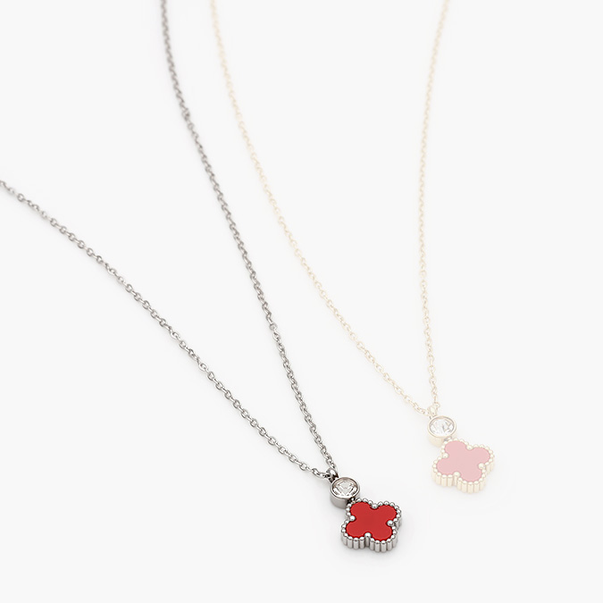 AD0426-1 Collar Acero Inoxidable Flores 426 - Imagen 1