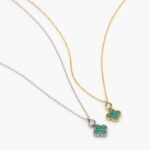 Collar Acero Inoxidable Flores 427 - Oro
