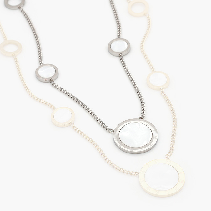 AD0435-1 Collar Acero Inoxidable Números Romanos 435 - Imagen 1
