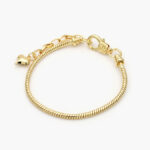 Pulso Ajustable para Charms Chapa de Oro 004