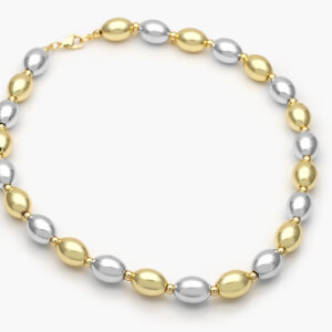 Choker Chapa de oro Bicolor 548