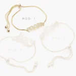 Pulsera Chapa de Oro Mom Corazón 497 - Modelo 1