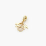 Dije Chapa de Oro Candado Llave 421