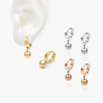 Hoops Acero Inoxidable Esfera 150 - Oro